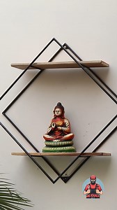 Sleek & Stylish: Diamond-Shaped Metal Wall Shelves for Modern Homes #dailylifehack #homestyling #decoracion #decor #decorationinterieur #Amazing | Mr Knack & DIY