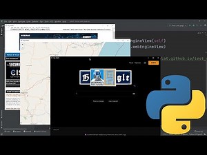 How to show webpage in python app