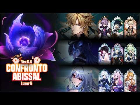 C0 VARKA & C0 FLINS & C0 SKIRK | CONFRONTO ABISSAL 6.4: DESTEMIDO | GENSHIN IMPACT