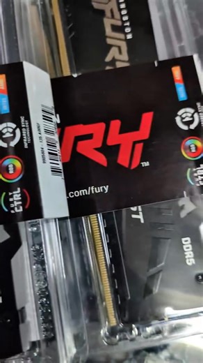 Power up your setup ⚡ Kingston FURY Beast DDR5 — built for speed, stability, and style. Upgrade your system with Kingston FURY Beast DDR5 RGB Memory (64GB, 2x32GB) for smoother multitasking and next-gen performance. Designed with 5600MT/s speed, CL40 latency, and Intel XMP support, this kit delivers reliable performance while adding a clean RGB look to your build. Ideal for gaming, content creation, and heavy workloads. Key Highlights: • 64GB (2x32GB) DDR5 • 5600MT/s performance • CL40 latency •