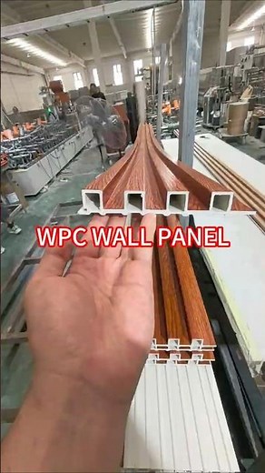 WPC fluted wall panel for interior wall