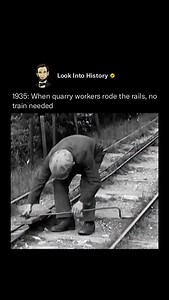 225K views · 6.4K reactions | In 1935, quarry workers cleverly built small rail carts powered solely by gravity—no engines, just momentum. These homemade “rail cars” turned the trip from the quarry to town into a fast, exhilarating ride, making their daily commute anything but ordinary! #history #reels #explore #viral #vintage | How History Is Created | Facebook