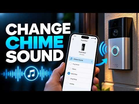 How to Change Ring Video Doorbell Chime Sound: Ring App Alert Tones Tutorial