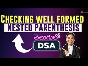 Checking well formed nested parenthesis and reversing a string using stack