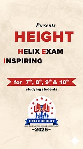 🚀 HELIX HEIGHT 2025 – Talent Exam for Class 7–10 💰 ₹2 Cr Scholarships | 90% Off NEET/JEE Prep 📅 5th, 12th, 26th Oct & 2nd Nov 🌐 www.helixheight.com | Helix Institute