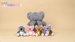 OUOZZZ Koala Stuffed Animal with Babies Inside - 12" Plush Toy with 4 Baby Koalas - Gift Present Toys for Girls & Boys