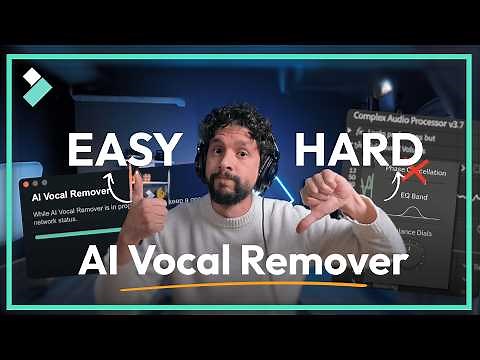 Discover the Easiest Way to Remove Vocals from Your Song with Filmora AI