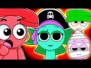 SPRUNKI ALL NEW OC CHARACTERS MARY BAMBI ESKIMO FANIPER KEYBOARD PIKACHU are NEXT LEVEL SCARY!!