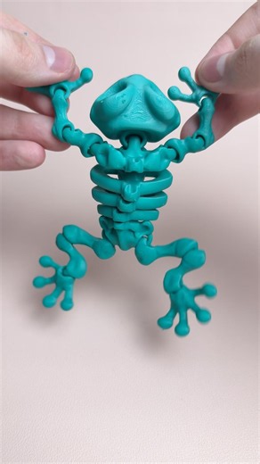 3D Printed Skeleton Frog #3dprinting
