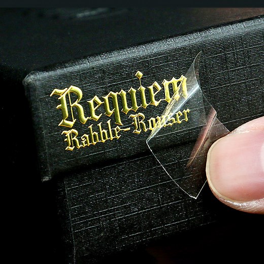 Custom UV Transfer Stickers and Metallic Labels - Unik Portrait