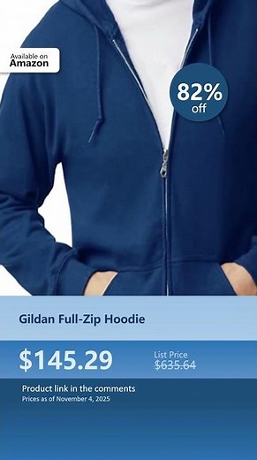 Gildan Full-Zip Hoodie