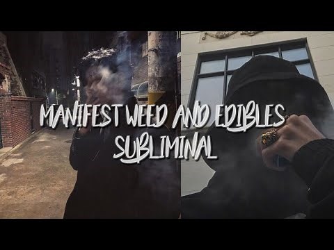 🍄 manifest weed + edibles subliminal (powerful) (silent ver.)