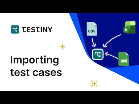 Importing test cases
