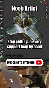 Support Loops in Blender: Noob vs Pro Subdivision Modeling