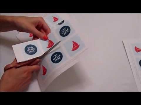 Printable Cupcake Topper Assembly Tutorial