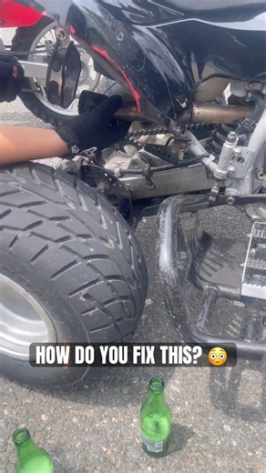 How Do You Fix This? 😳 #atv #atvlife #nationwidebikelife #bikelife