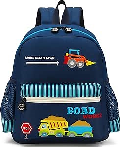 willikiva Cute Zoo Little 3d Backpack Kids Backpack for Boys and Girls Toddler Backpack Waterproof Preschool(Nice Day)