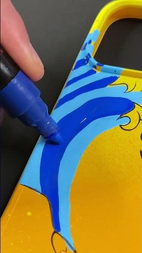 Custom Phone Case Using Posca Markers!