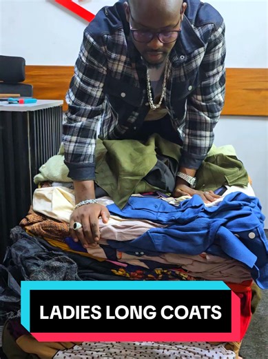 Ladies Long Coats Bale Available