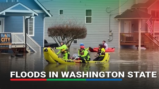 Rescue crews used inflatable boats to evacuate residents from flooded streets in Snohomish, Washington state, on Thursday (December 11), after days of heavy rain submerged neighborhoods in waist‑deep water. Video showed teams in protective gear pulling boats through brown floodwaters outside homes and bringing people toward drier ground. Authorities in western Washington have issued flood alerts as swollen rivers and creeks spill over their banks, prompting evacuations in low‑lying areas. The fl