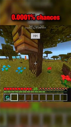i am inside bee nest || #shorts​ #trendingshorts​ #viralshort​ #minecraft