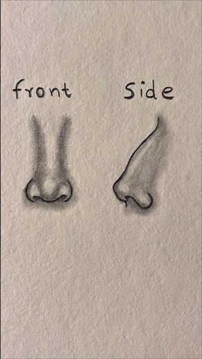 How to draw nose tutorial ✨