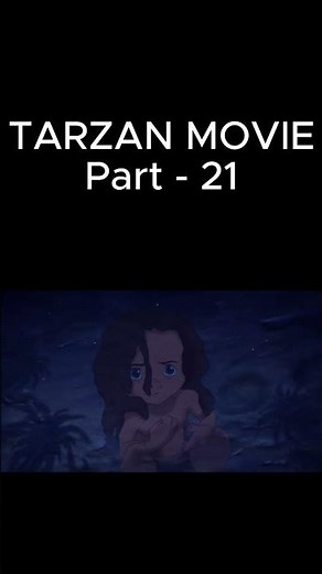 Tarzan Movie (1999) Part-21 #shorts #tarzan #cartoon #viral #shortvideo #kids #disney #movie