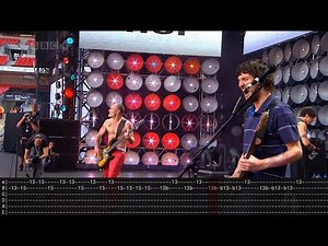 RHCP - Dani California solo, live Earth, London 2007 - TABS