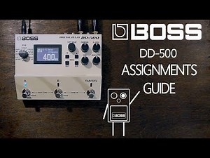 BOSS DD-500 Control Guide Assignments