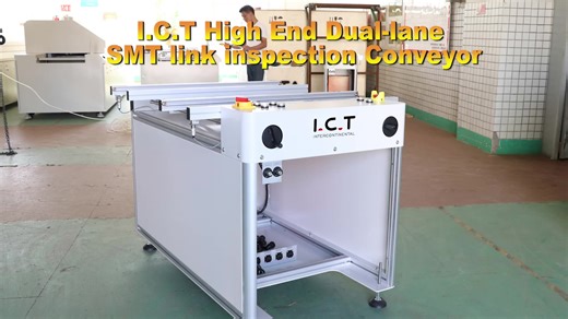 Pcb Conveyor with Light for Smt Line Automatic Flipper Smt Pcb Invertor Conveyor Machine Inspection and Linking Pcb Conveyor