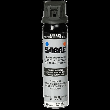 Advanced OC/CS Blend 3.3 oz Stream (MK-4), 89 mL Pepper Spray with Flip Top Safety, Duty Belt Canisters