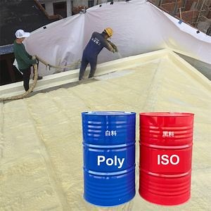 [Hot Item] Two Component Polyurethane Closed Cell / Open Cell Spray Foam Insulation Kits Polyol Isocyanate