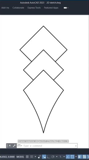 AutoCAD 2D Practice Drawing | AutoCAD Exercise drawing #autocad2026 #2ddrawing #design