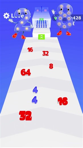 NUMBERS RUN WHICH ONE IS YOUR LUCKY NUMBER .#games #shorts #viral