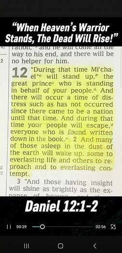 The Prophecy of Deliverance & Resurrection | Daniel 12:1 2 Explained #shorts