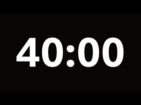 40 Minute Timer