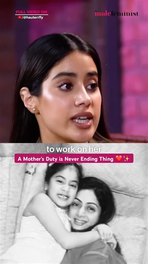 Janhavi Kapoor on Sridevi as a mother. ❤️✨ #Shorts #hauterrfly #bollywood #janhavikapoor n