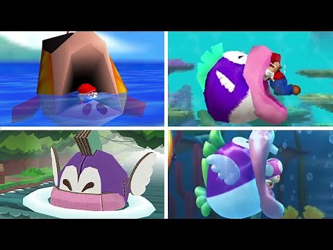 Evolution of Cheep Chomp in Super Mario Games