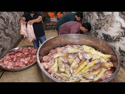 200kg making😱bong paye & red meat | Lahori nashta | street food Pakistan