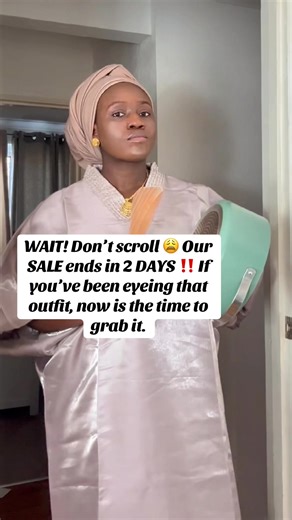 Our SALE ends in 2 DAYS‼️ This is your sign to grab that outfit you’ve been eyeing 👀✨ Elegant. Modest. Affordable. Don’t wait until the prices go back up. Shop your favourite pieces now before they’re gone. Comment “LINK” or send a DM to order 🛍️ #modestfashion #africaninspiredfashion #modeststyle #turbanstyle #sleekcollectionsuk
