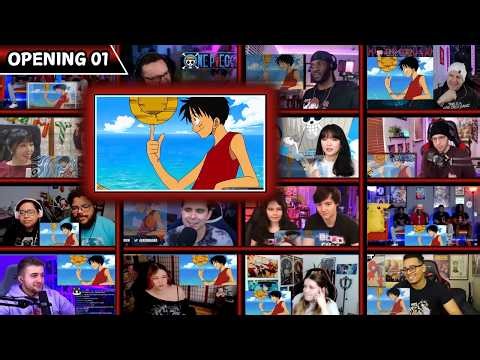 ONE PIECE OPENING 01 "We Are!" by Hiroshi kitadani || [ REACTION MASHUP ]
