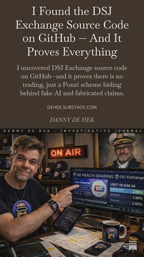 I Found the DSJ Exchange Code… And It Proves Everything