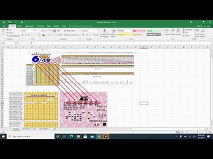 6/42 Lotto probability numbers or hot numbers gamit ang excel