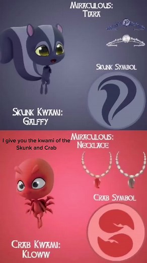 Power of Skunk and Crab Kwamis | Miraculous Ladybug