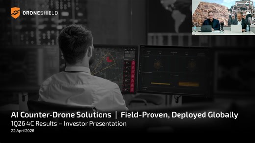 Q1 2026 Investor Call | DroneShield Ltd (ASX:DRO) | Angus Bean