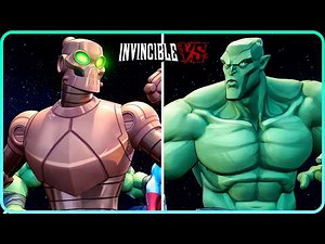 All Robot Unique Interactions with Every Hero | Invincible VS