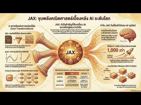 JAX: ขุมพลัง AI คณิตศาสตร์ดิบเถื่อน ที่อาจทำให้โปรแกรมเมอร์มนุษย์หมดความหมาย