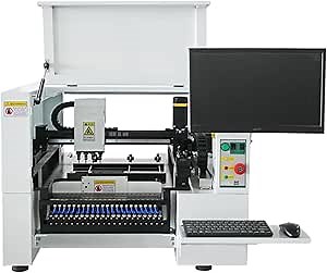 Stock in EU/USA SMT380 High Speed 4 Head LED SMT Assembly Machine SMT380 PCB Fabrication Manual Pick and Place Machine Desktop Assembly SMD IC Surface Chip Mounter