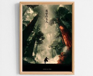 Attack on Titan – Affiche Téléchargeable, Décoration Murale, Illustration, Affiche Japonaise, Affiche Numérique, Affiche Anime - Etsy