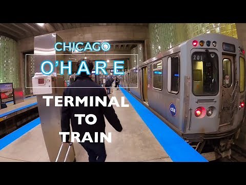 CTA Blue Line from Chicago O’Hare Terminal 2